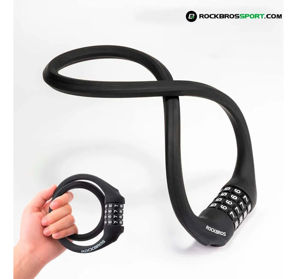 Candado flexible antirrobo con clave