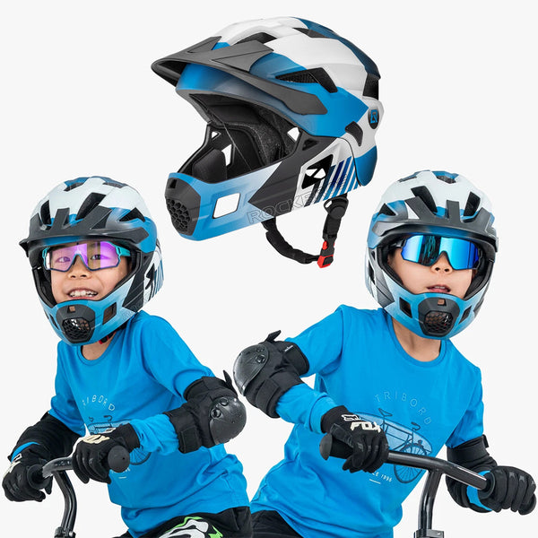 Casco para niños con careta removible
