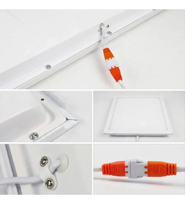 Plafón LED de techo con luz fría de 60cm x 60cm