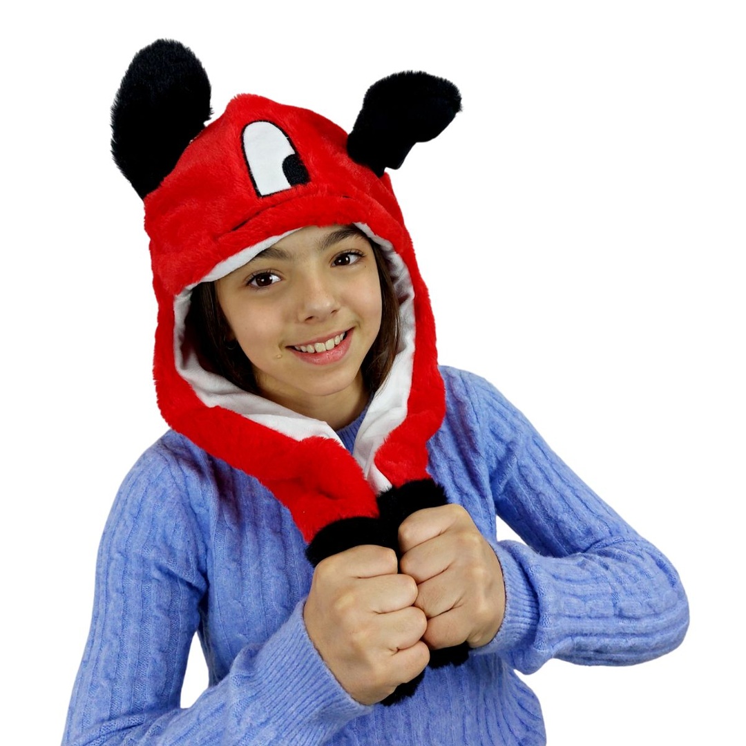 Gorro Ni O Infantil Mueve Orejas Con Luces Led Ciclope Personales Gorros