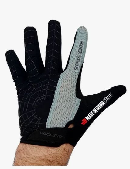Rockbros Guantes Dedos Largos Excelente Calidad. Apto Celul TALLE M