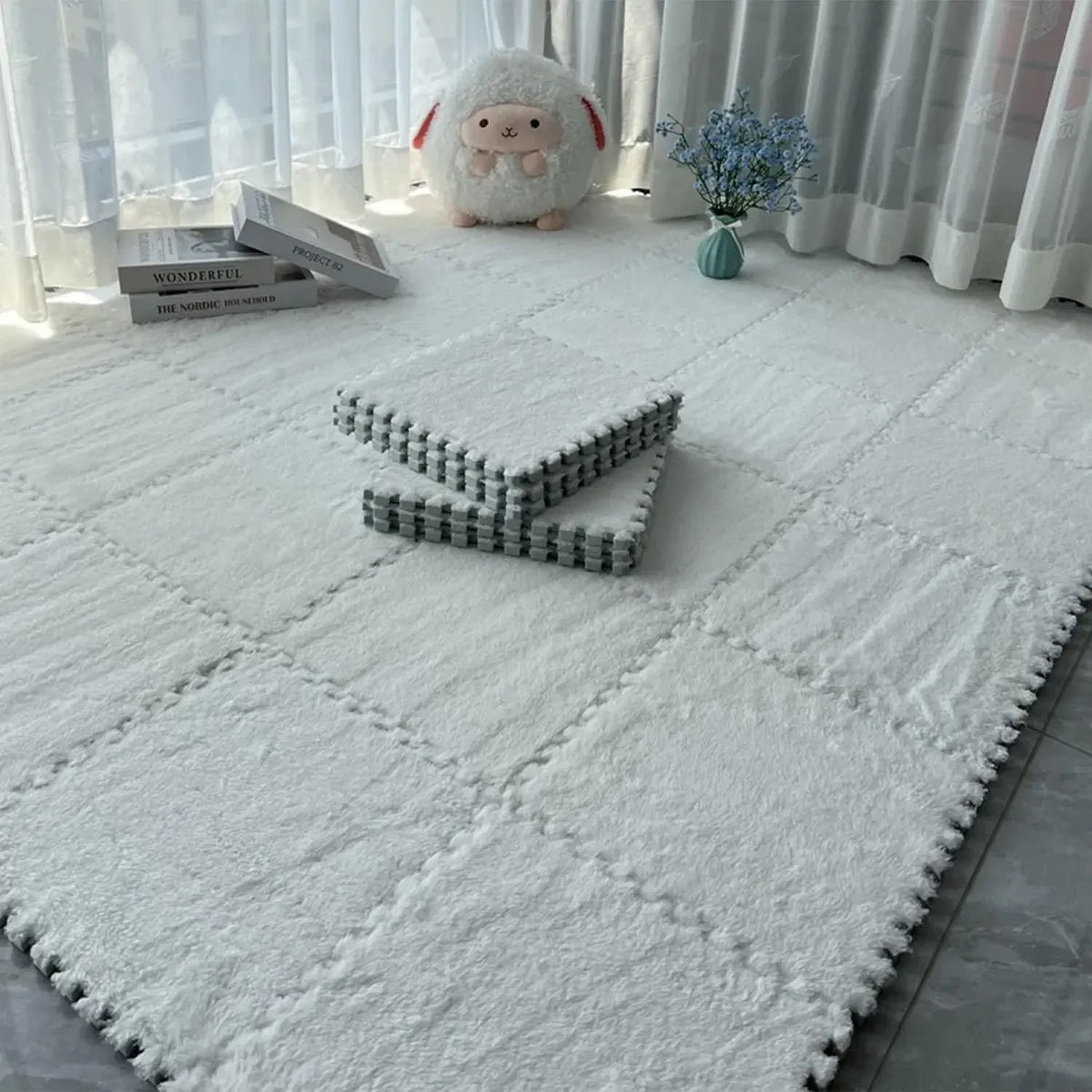 Alfombra antigolpes encastrable