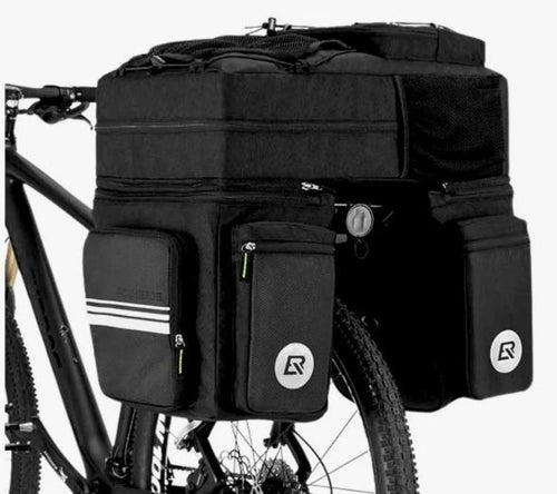 Alforja Rockbros 3 Bolsos Impermeable Requiere Parrilla