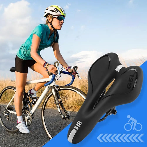 Asiento para bicicleta anti prostático