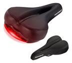 Asiento para bicicleta con luz LED trasera