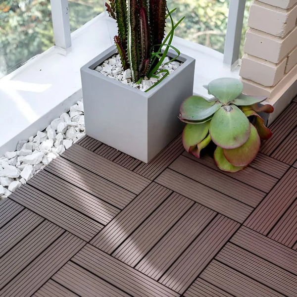 Piso deck modular WPC encastrable