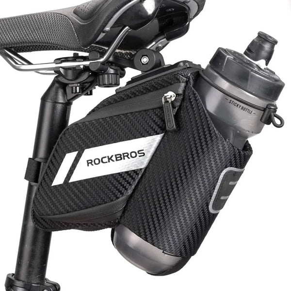 Bolso Rockbros para bicicleta con porta caramañola