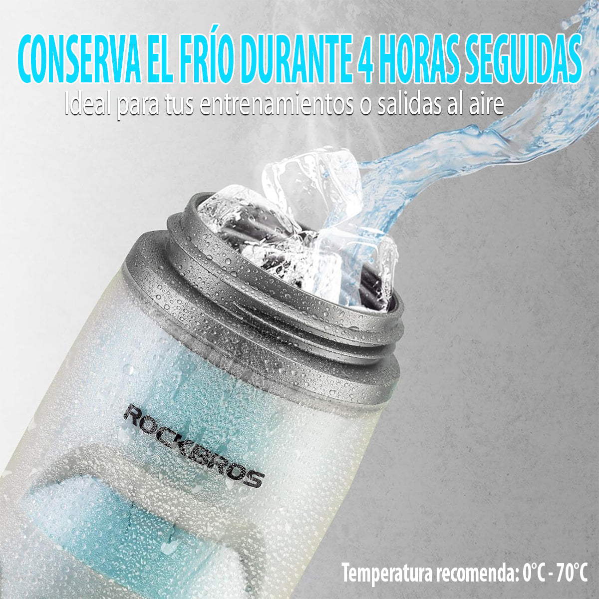 Botella caramañola térmica