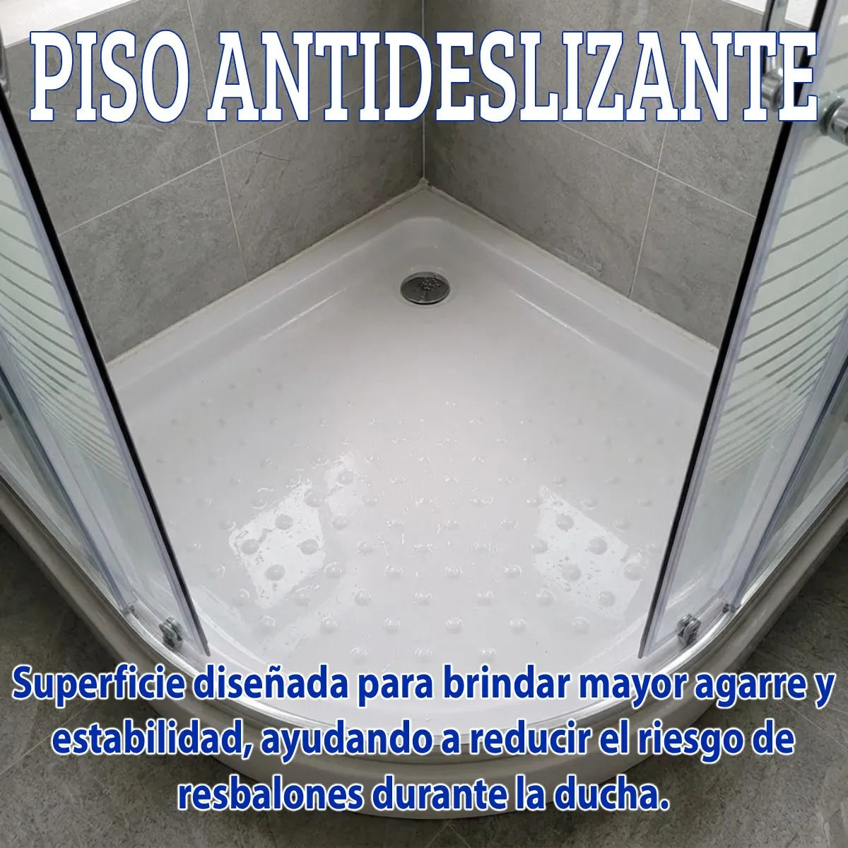 Cabina de ducha esquinera en aluminio