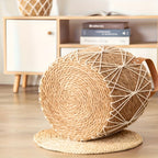 Set de 3 canastos organizadores en fibra natural