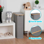 Canasto organizador plegable con tapa