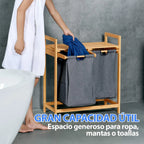 Organizador de 2 compartimentos extraíbles