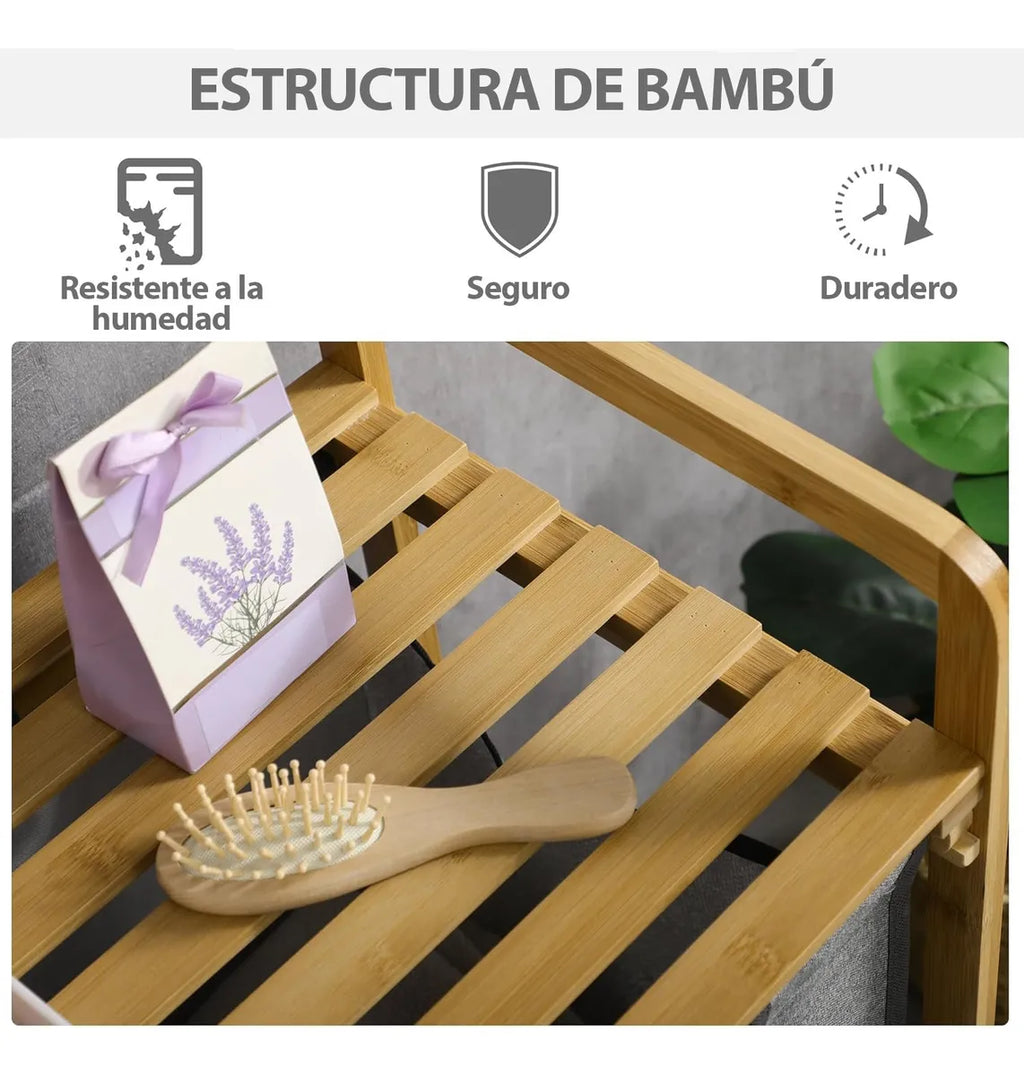 Organizador de 2 compartimentos extraíbles