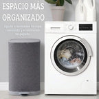 Cesto organizador de tela con pedal