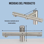 Canilla multifunción: agua, jabón y aire