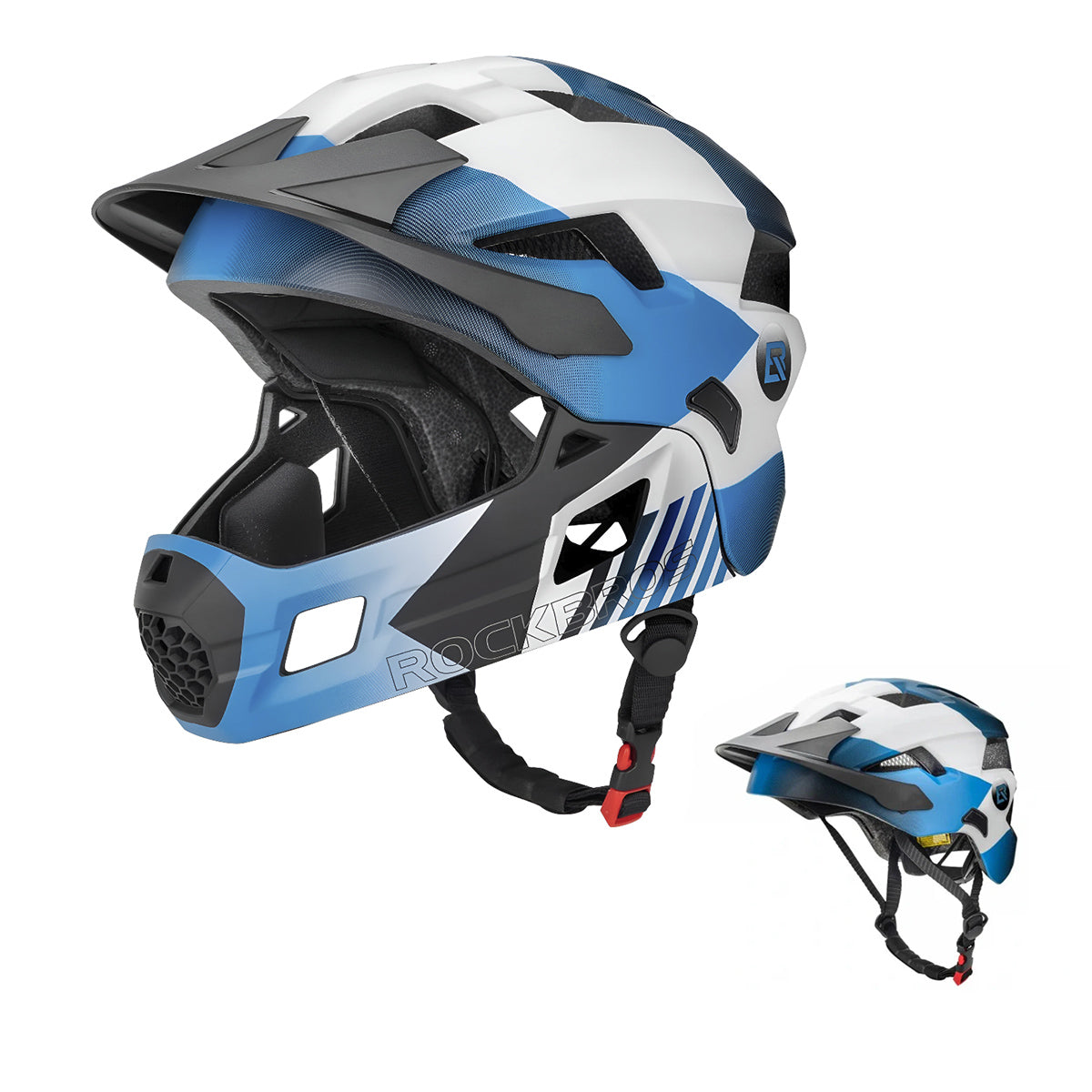 Casco para niños con careta removible