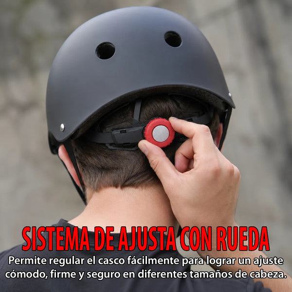 Casco profesional negro mate