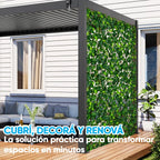 Cerco de enredadera artificial extensible
