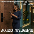 Cerradura inteligente huella app llaves interior