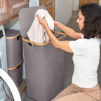 Canasto organizador plegable con tapa