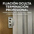 Clips de fijación panel WPC 100 unidades