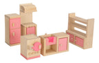 Set cocina de juguete en madera 5 piezas