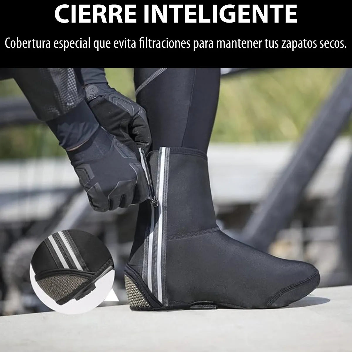 Cubre zapatillas de ciclismo térmicas