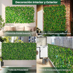 Cerco de enredadera artificial extensible