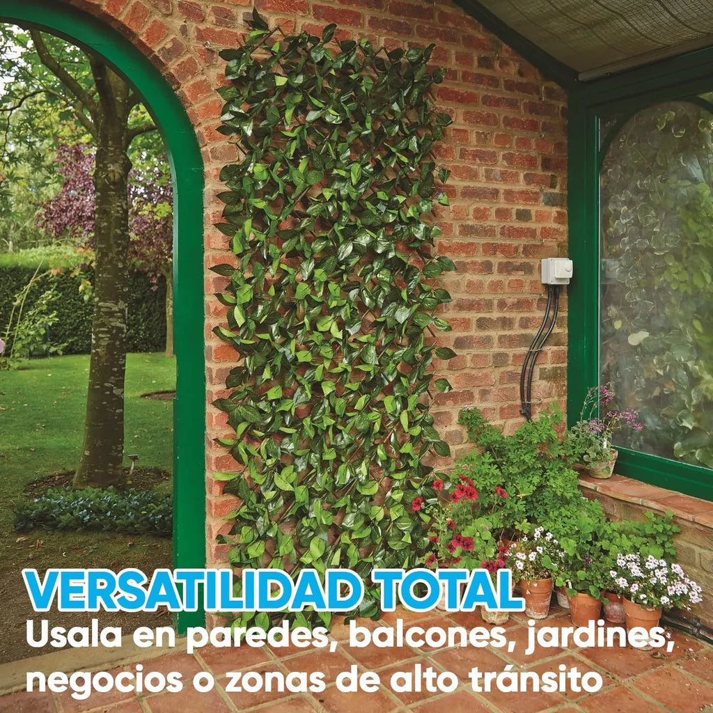 Cerco de enredadera artificial extensible