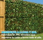 Cerco de enredadera artificial extensible
