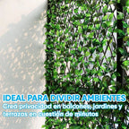 Cerco de enredadera artificial extensible