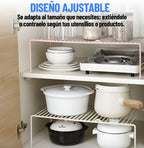 Estante organizador extensible