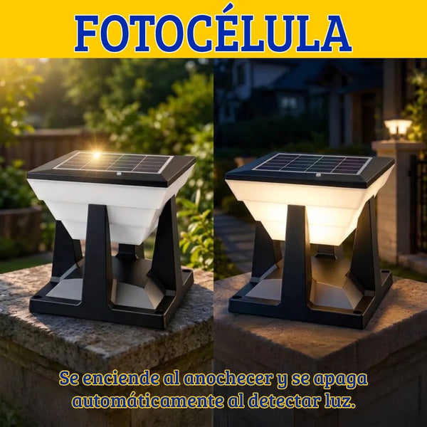 Farol luz solar exterior