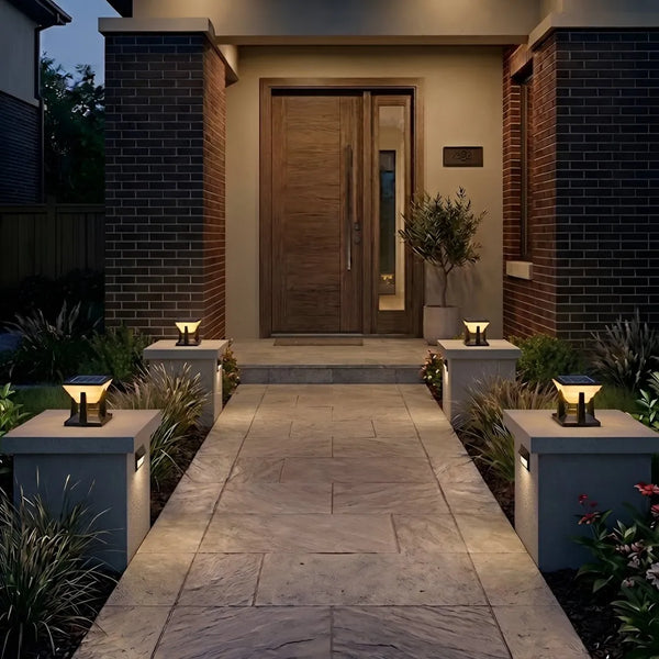 Farol luz solar exterior