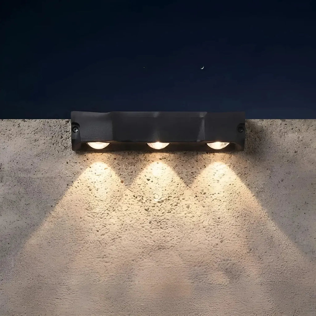 Foco de luz solar RGB LED de pared