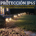 Foco luz solar LED de estaca