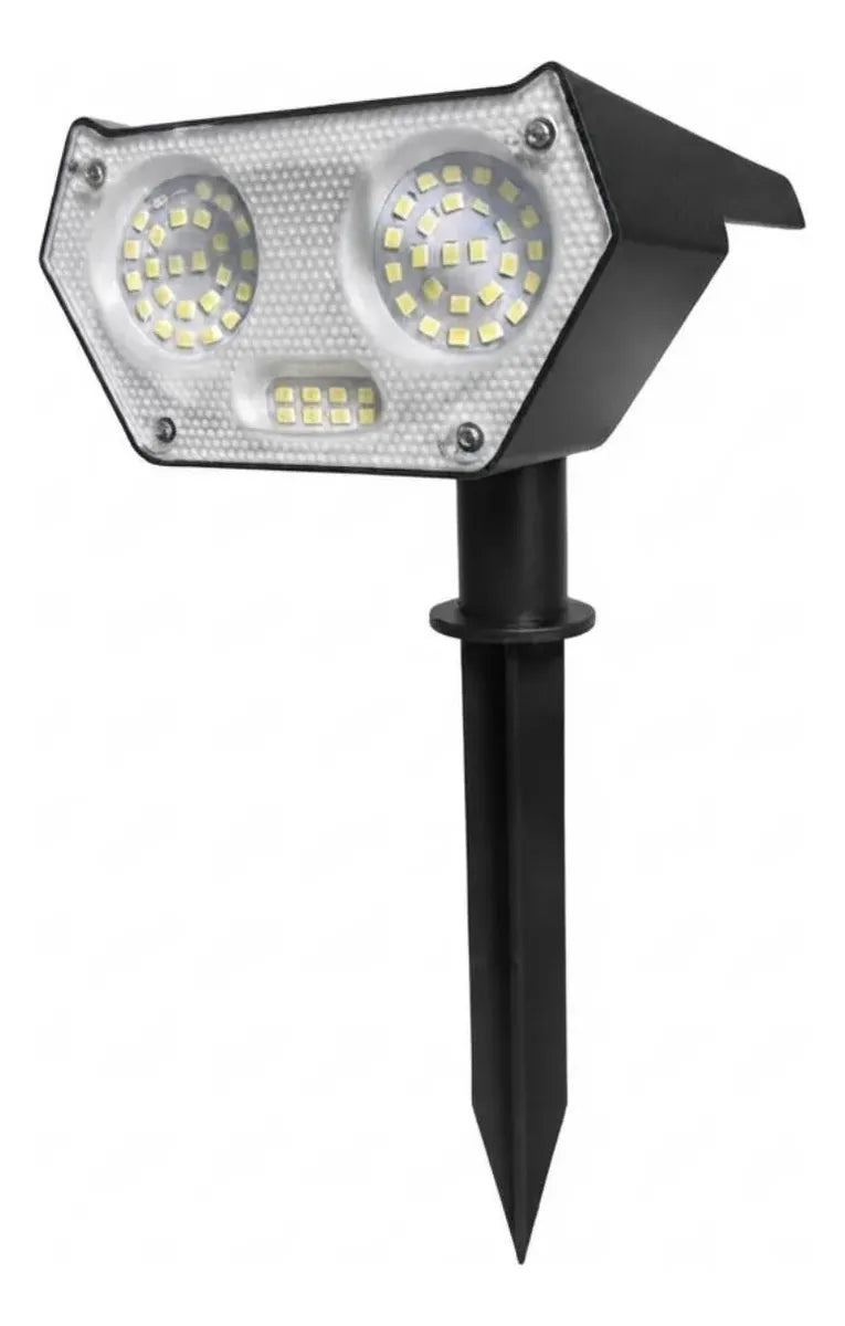Foco luz solar LED de estaca