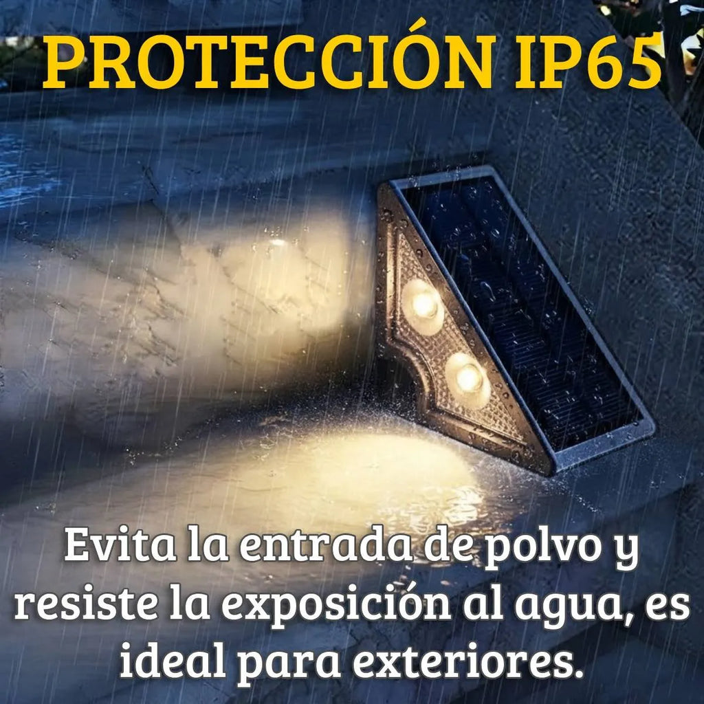 Foco solar LED colores RGB para exterior