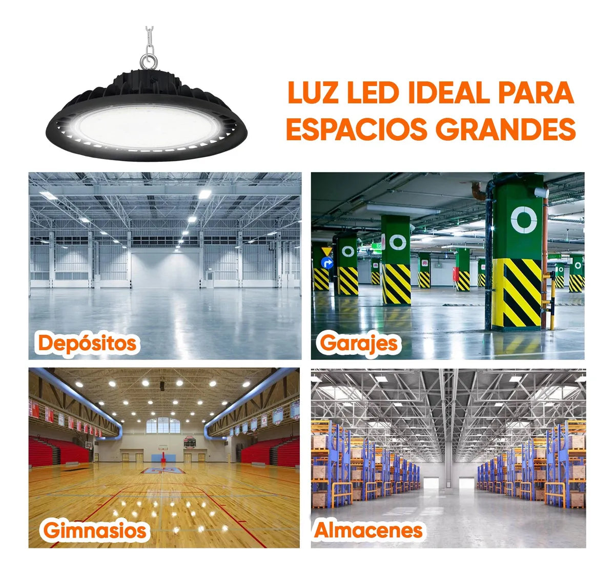 Foco LED para techo de 100W
