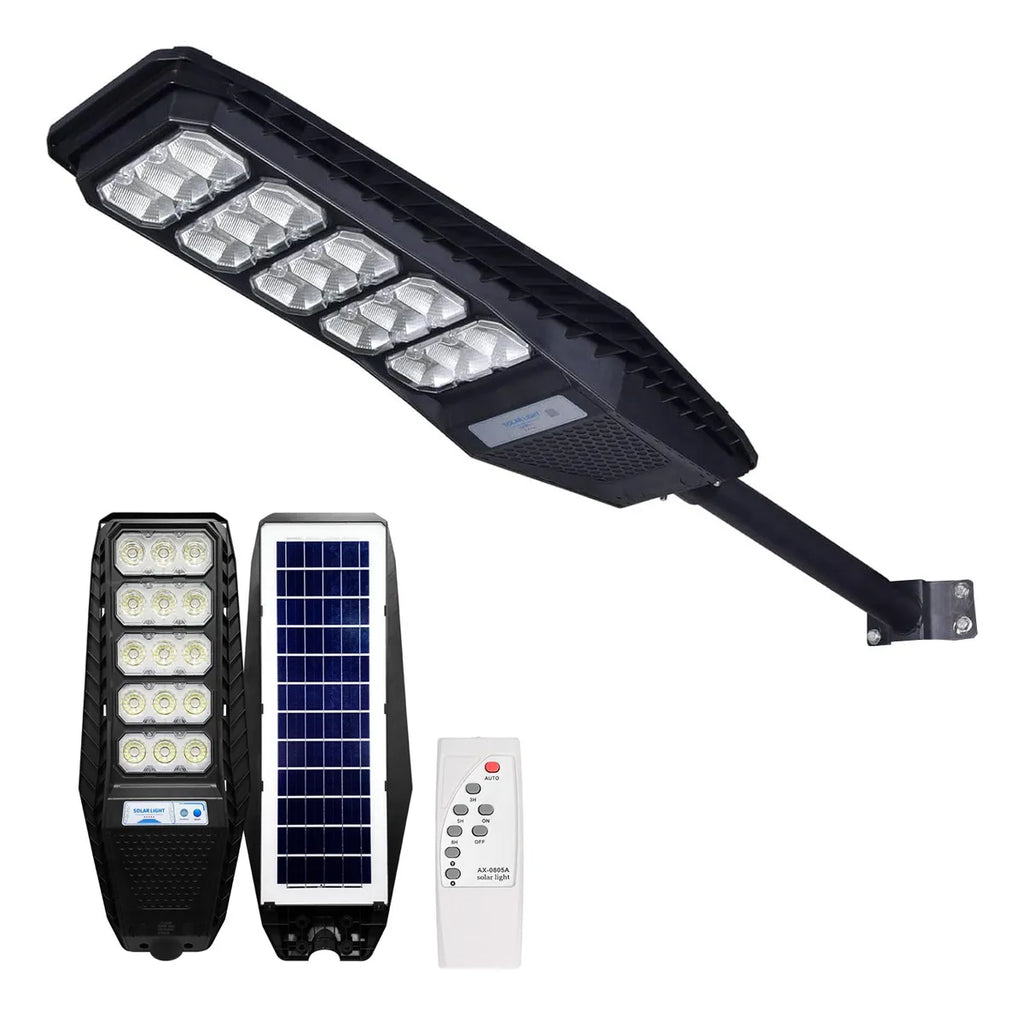 Foco LED con panel solar y control remoto