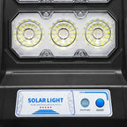 Foco LED con panel solar y control remoto