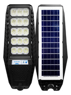 Foco LED con panel solar y control remoto