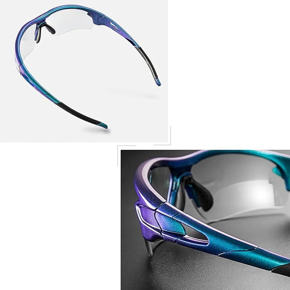 Lentes deportivos fotocromáticos filtro UV400