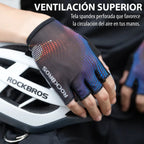 Guantes Ciclismo De Medio Dedo Con Gel Acolchado