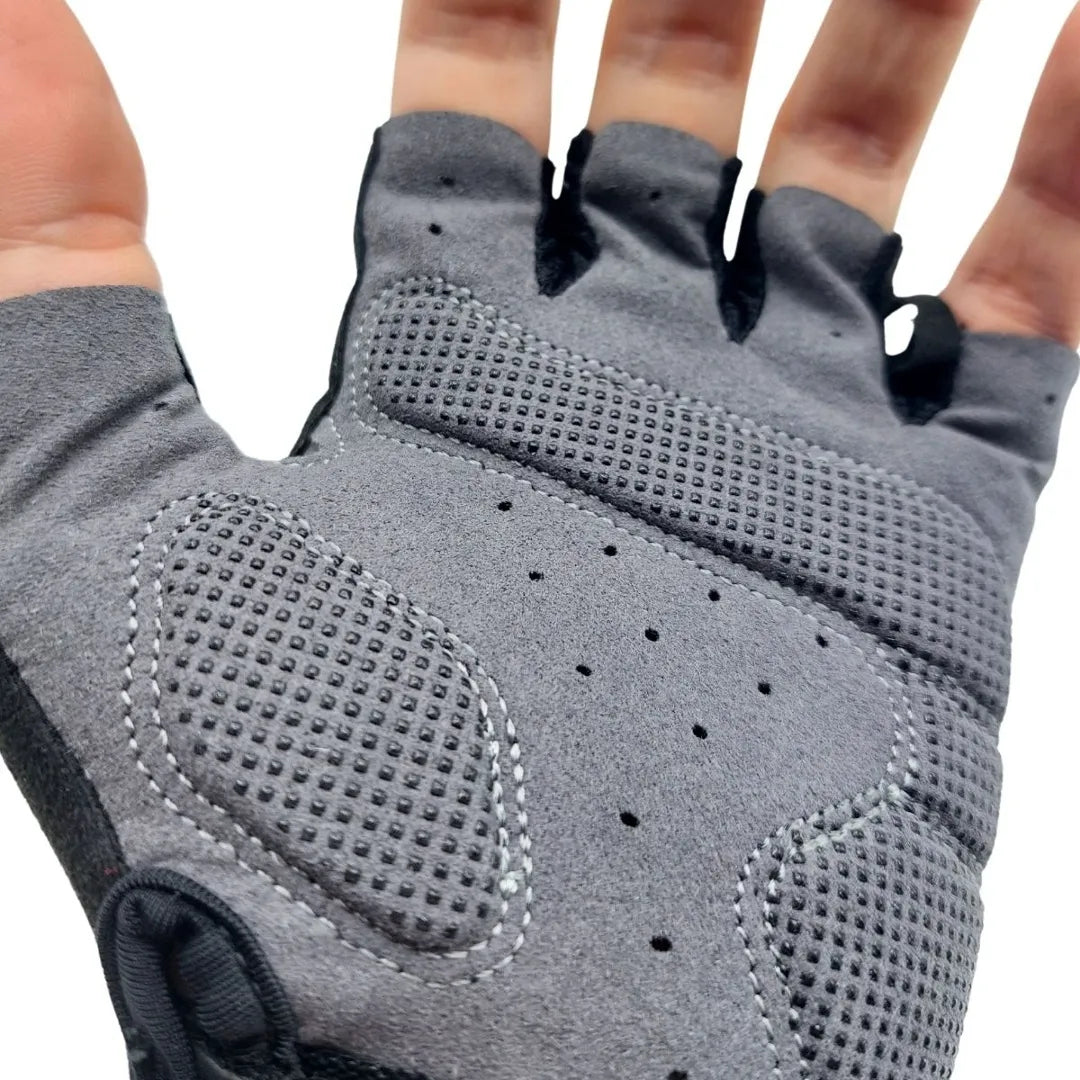 Guantes Ciclismo De Medio Dedo Con Gel Acolchado