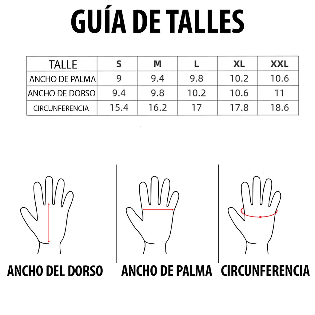 Guantes deportivos de medio dedo