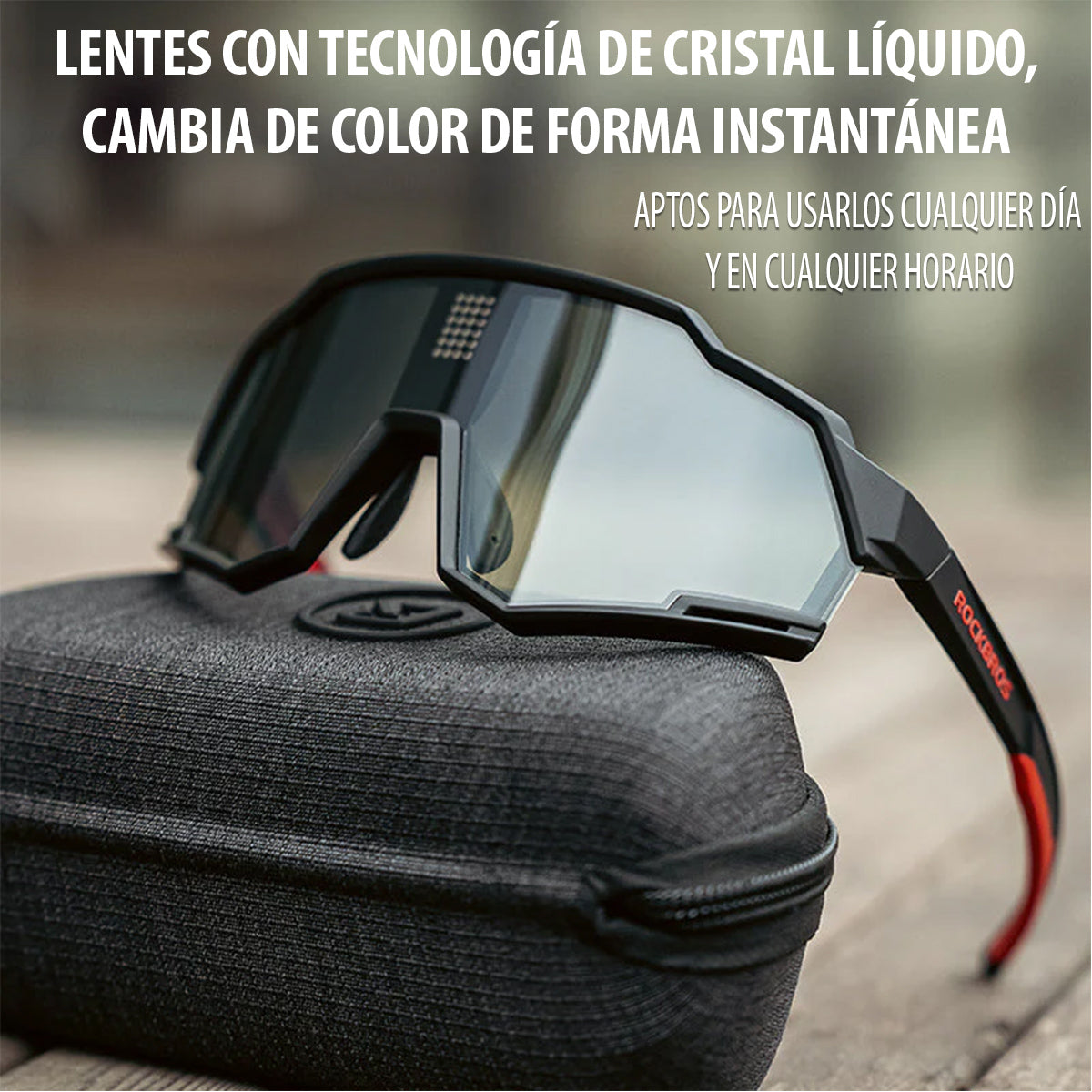 Lentes deportivos fotocromáticos UV400