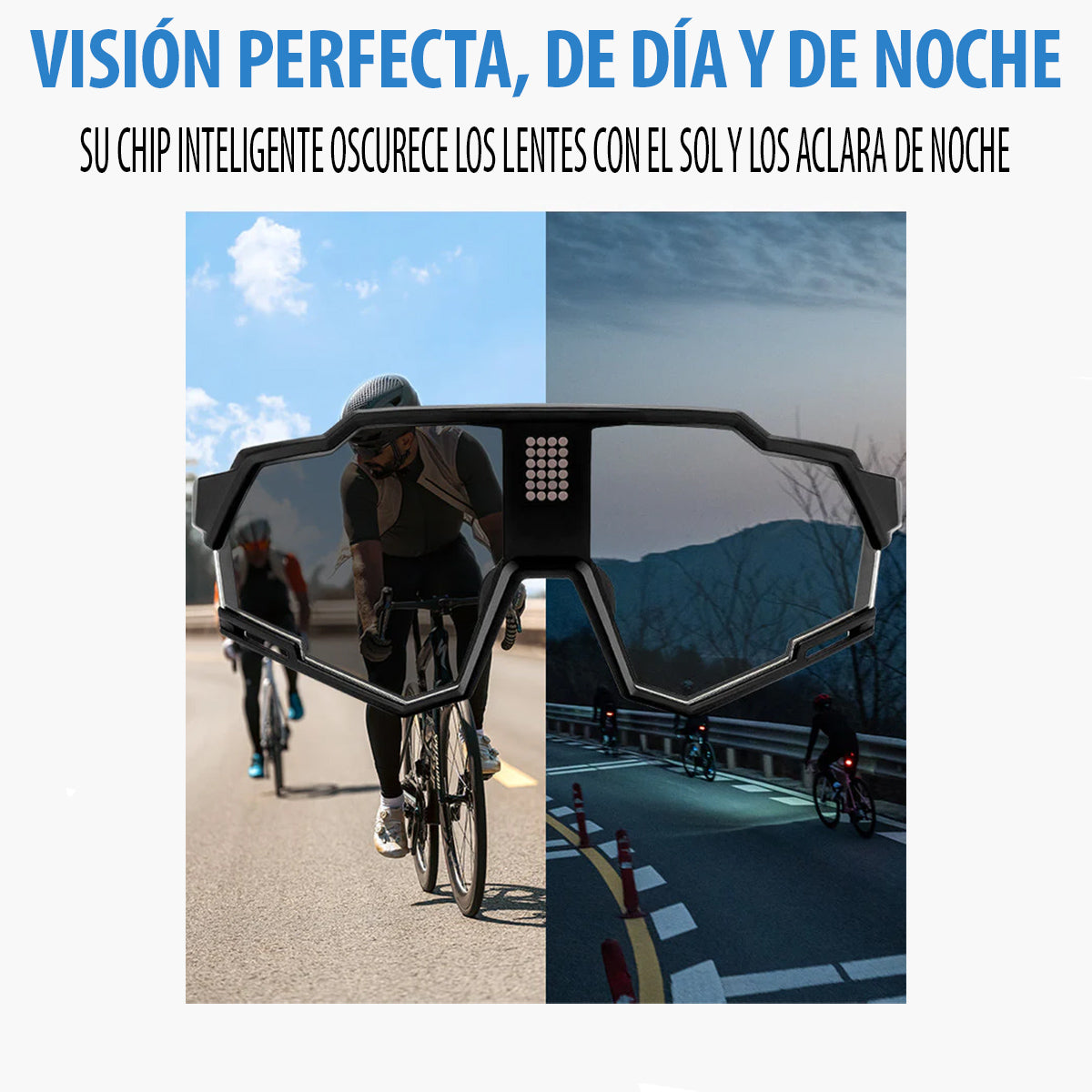 Lentes deportivos fotocromáticos UV400