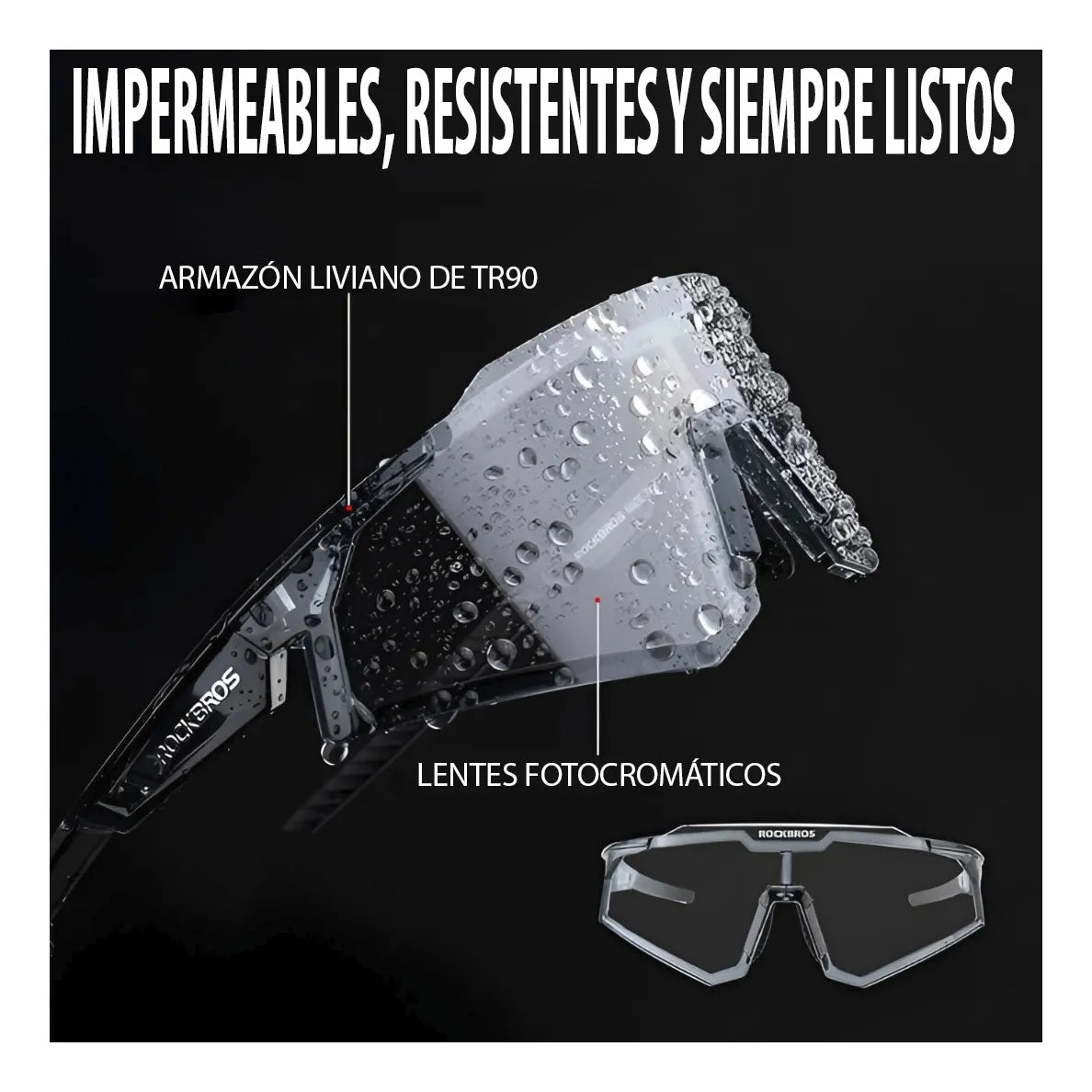 Lentes deportivos fotocromáticos