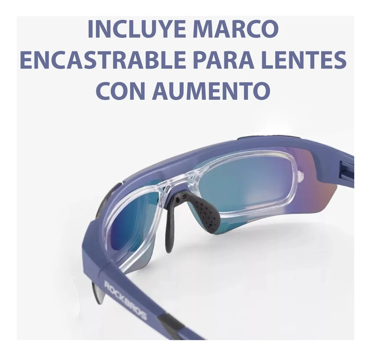 Lentes deportivos con micas intercambiables